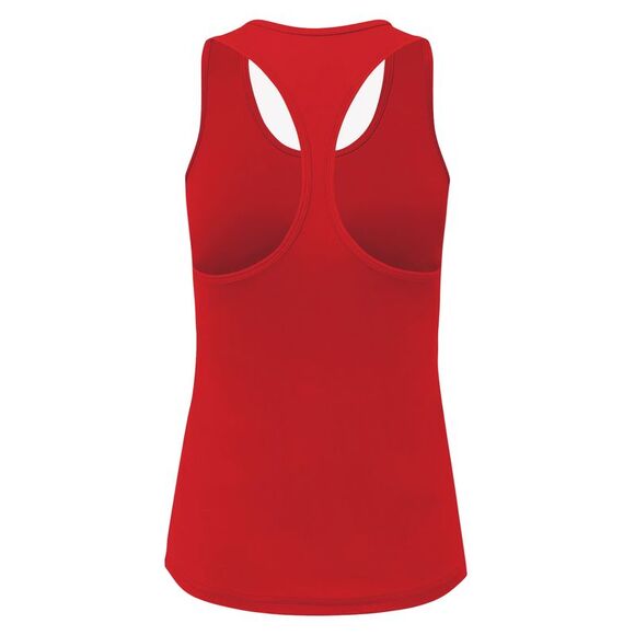 TriDri Womens/Ladies Performance Recycled Undershirt / Fire Red - Picture 2 of 3